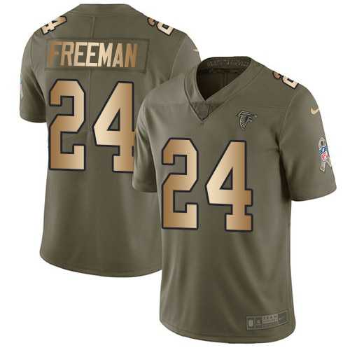 Nike Falcons 24 Devonta Freeman Olive Gold Salute To Service Limited Jersey Dzhi,We sell and wholesale Nike Falcons 24 Devonta Freeman Olive Gold Salute To Service Limited Jersey Dzhi on line form chian!